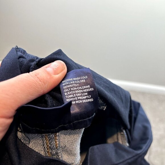 Maternity dark wash distressed jeans size small - Picture 9 of 9